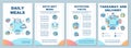 Nutrition facts brochure template