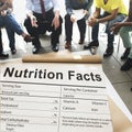 Nutrition Facts Health Medicine Eatting Food Diet Concept