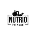 Nutrition Fitness logo designs, rustic logo template