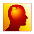 Nutrition Healthy Eating Silhouette Royalty Free Stock Photo