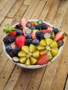 Nutrition Mixed Berries / Fruits Bowl Royalty Free Stock Photo