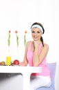 Nutrition woman Royalty Free Stock Photo