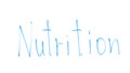 Nutrition word written on glass, healthy diet, weight loss program, supplements