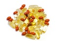 Nutritional supplement capsules. Royalty Free Stock Photo