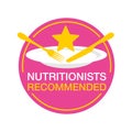 Nutritionists recommended emblem