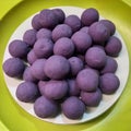 nutritious purple sweet potato balls