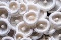 Nutritious White macro mushrooms food. Generate Ai