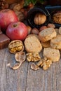Nuts biscuits Royalty Free Stock Photo