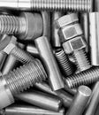 Nuts and bolts Royalty Free Stock Photo