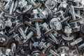 Nuts Bolts Background Royalty Free Stock Photo