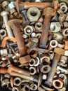 Nuts and bolts Royalty Free Stock Photo