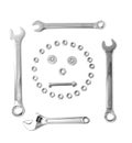 Nuts & bolts conposition fun skull