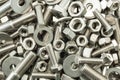 Nuts and Bolts mix Royalty Free Stock Photo