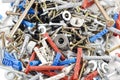 Nuts bolts and screws Royalty Free Stock Photo