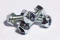 Nuts and bolts Royalty Free Stock Photo