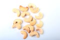 Nuts cashews isolated on white background. Selective focus Royalty Free Stock Photo