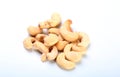 Nuts cashews isolated on white background. Selective focus Royalty Free Stock Photo