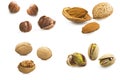 Nuts,collage Royalty Free Stock Photo