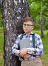 Nuts filbert filbert in the hands of the boy in the woods boy, nature, garden, child, young, green, outdoors, summer, plant, garde