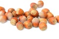 Nuts Hazelnuts Isolated White
