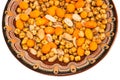 Nuts mix isolated Royalty Free Stock Photo