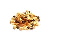 Nuts and raisins Royalty Free Stock Photo