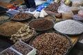 Nuts store in the streets of Beni Mellal, this city is located in the epicenter of Morocco