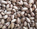 Nutshell pistacchios closeup Royalty Free Stock Photo