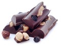 Nutty chocolate Royalty Free Stock Photo