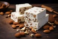 Nutty nougat. Generate Ai