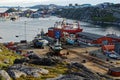 Nuuk shipyard. Royalty Free Stock Photo