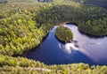 Nuuksio nature reserve Royalty Free Stock Photo