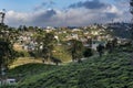 Nuwara Eliya town view from the top of the hill Royalty Free Stock Photo