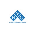 NVG letter logo design on white background. NVG creative initials letter logo concept. NVG letter design Royalty Free Stock Photo