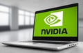 Nvidia company logo Royalty Free Stock Photo