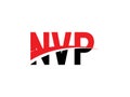 NVP Letter Initial Logo Design Vector Illustration Royalty Free Stock Photo