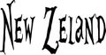 New Zeland text illustration