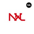 NXL Logo Letter Monogram Design Royalty Free Stock Photo