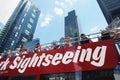 NY sightseeing bus tour. Royalty Free Stock Photo