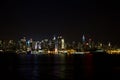 NY skyline at night