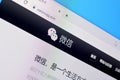 Homepage of weixin website on the display of PC, url - weixin.qq.com