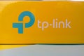 Yellow box of Wireless router modem tp-link Archer C20 AC750