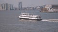 NY Waterway boat on Hudson River - NEW YORK CITY, USA - APRIL 2, 2017