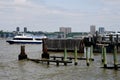 NY Waterway Boat, Hudson River, Hudson Yards, New York City, USA