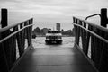 NY Waterway Ferry at Hoboken Terminal Royalty Free Stock Photo