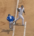 NY Yankees First Baseman Anthony Rizzo Makes Putout in the Bronx, July, 2023