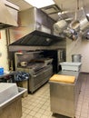Nyack, NY / United States - Feb. 19, 2020: Vertical image of Commerical kitchen