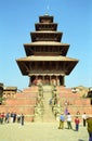 Nyatapola Temple, Bhaktapur, Nepal Royalty Free Stock Photo