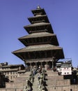 Nyatapola Temple, Bhaktapur, Nepal Royalty Free Stock Photo