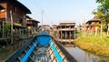 Nyaungshwe, Myanmar : March 12, 2020 - Longtail boat ride Inle Lake